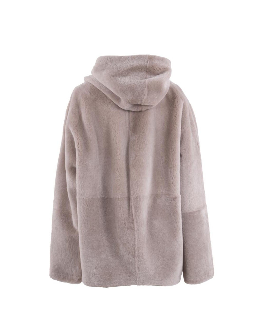 shop SIMONETTA RAVIZZA  Giaccone: Simonetta Ravizza bomber reversibile realizzato in shearling merino con cappuccio e chiusura zip.
Interno in pelle.
Composizione: 100% Shearling.
Fabbricato in Italia.. BIBI-088 number 8548236